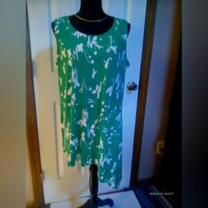 Alfani asymmetrical sleeveless tunic.